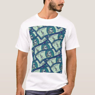 Dollar-Banknoten: Nahtloses Geldmuster T-Shirt