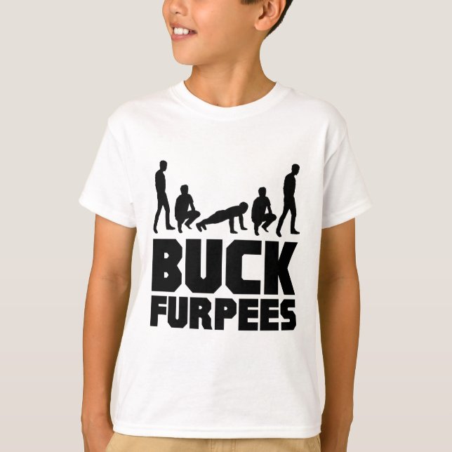 Dollar Furpees -- Burpees Fitness T-Shirt (Vorderseite)