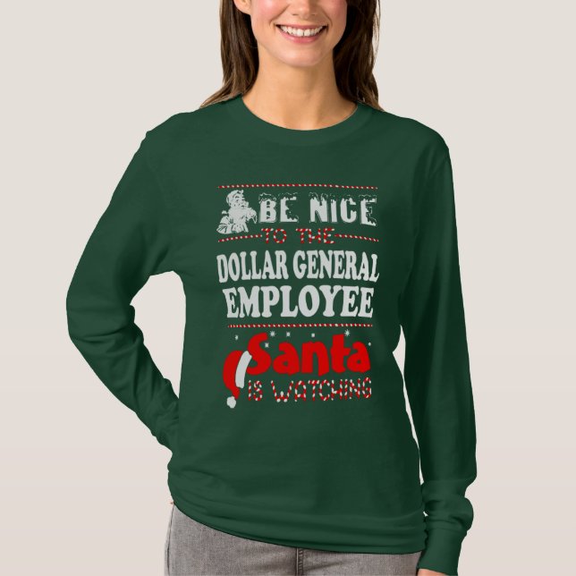 Dollar General Staff - Weihnachten T-Shirt (Vorderseite)