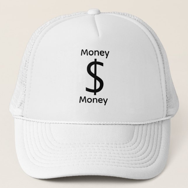 Dollar $ign Money Money Logo Truckerkappe (Vorderseite)