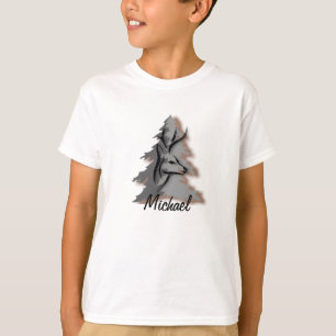 Dollar im Holz individueller Name oder Slogan T-Shirt