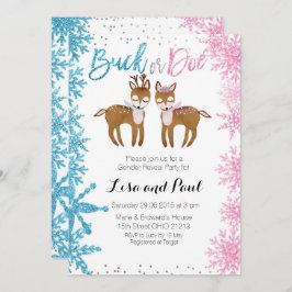 Dollar-oder Damhirschkuh-Geschlecht decken Einladung