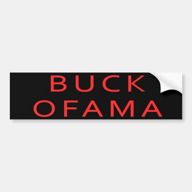 Dollar Ofama AntiObama Autoaufkleber (Vorne)