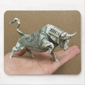 Dollar Origami Stier Mousepad