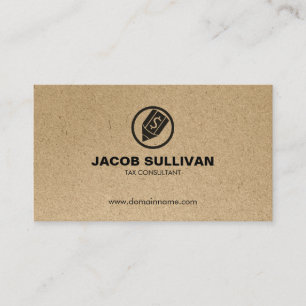 Dollar Pen Icon Tax Finance Visitenkarte