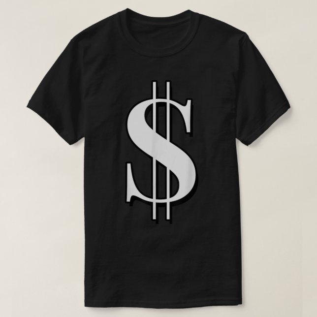 Dollar Sign Dollar Symbol Green Money T-Shirt (Design vorne)