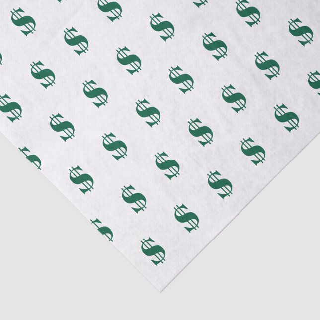 Dollar Signs Seidenpapier (Ausschnitt)