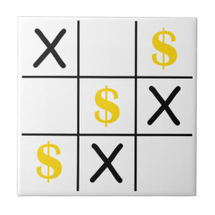 Dollar Tic Tac Toe Fliese