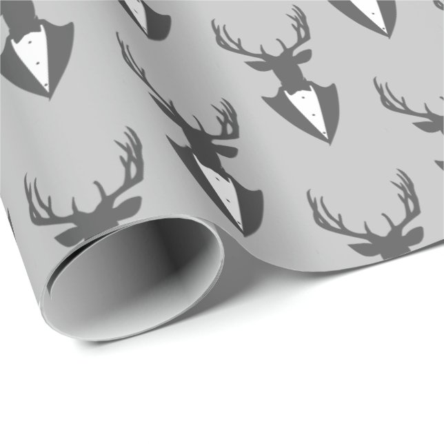 Dollar-tragendes Smoking Ihre Hintergrund-Farbe Geschenkpapier (Rolleneckpunkt)