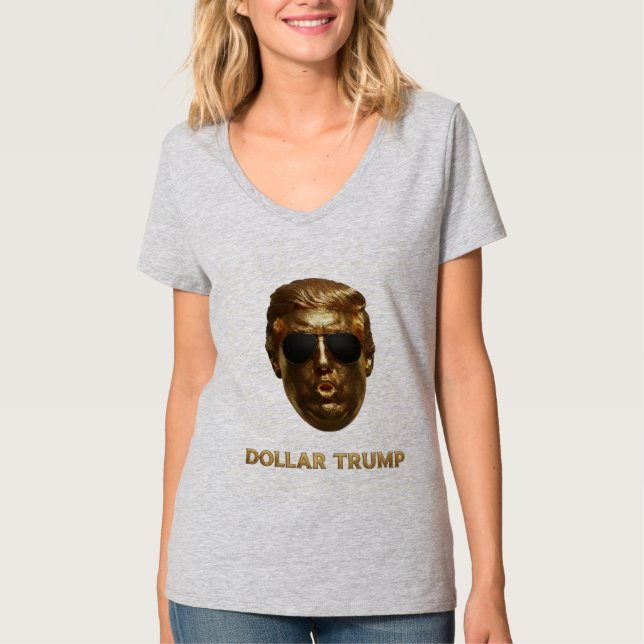 Dollar Trump-Solarzelle T-Shirt (Vorderseite)