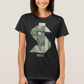 Dollar-Zahlungsmittel Origami-Bargeld T-Shirt