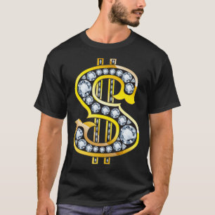 Dollar Zeichen Cool Mehr Bargeld Lustiges Geschen T-Shirt
