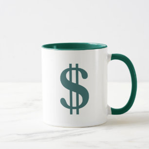 Dollar-Zeichen Tasse