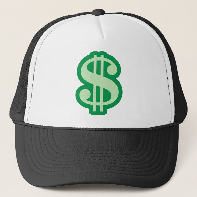 Dollar-Zeichen Truckerkappe (Vorderseite)