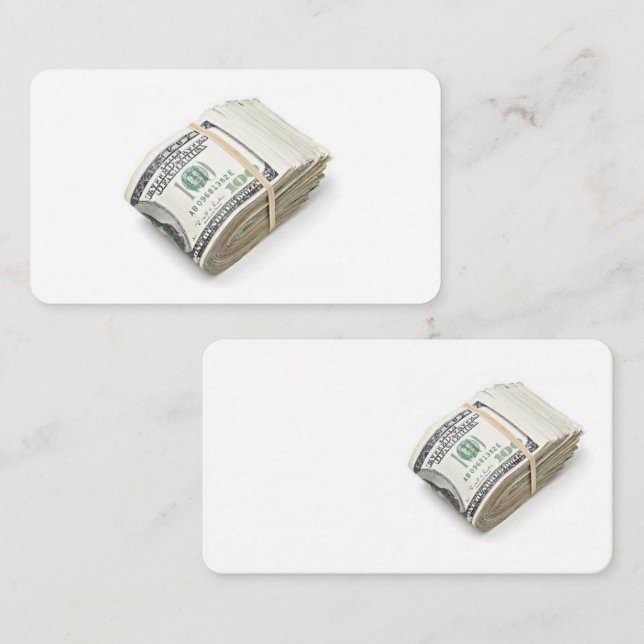 Dollars Begleitkarte (Vorne/Hinten)