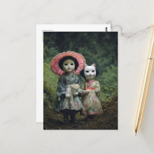 Dollars im Wald Postkarte