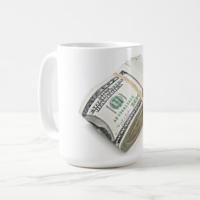 Dollars Kaffeetasse (Vorderseite Links)