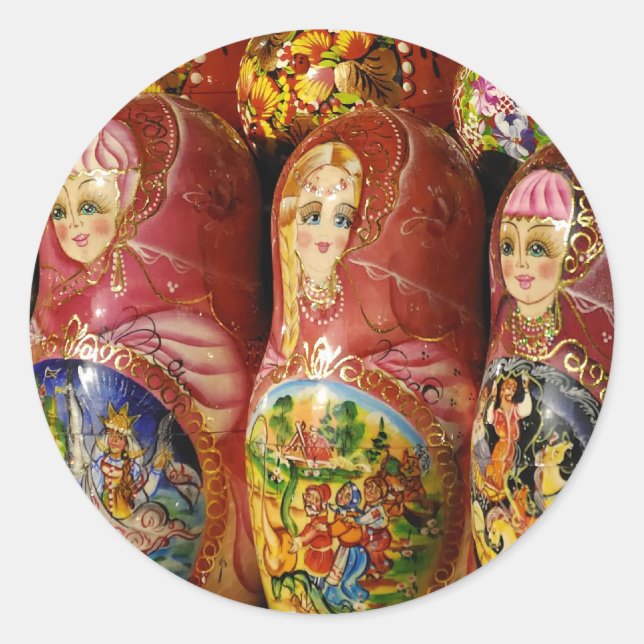 Dollars Runder Aufkleber (Vorderseite)