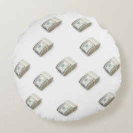 Dollars Rundes Kissen