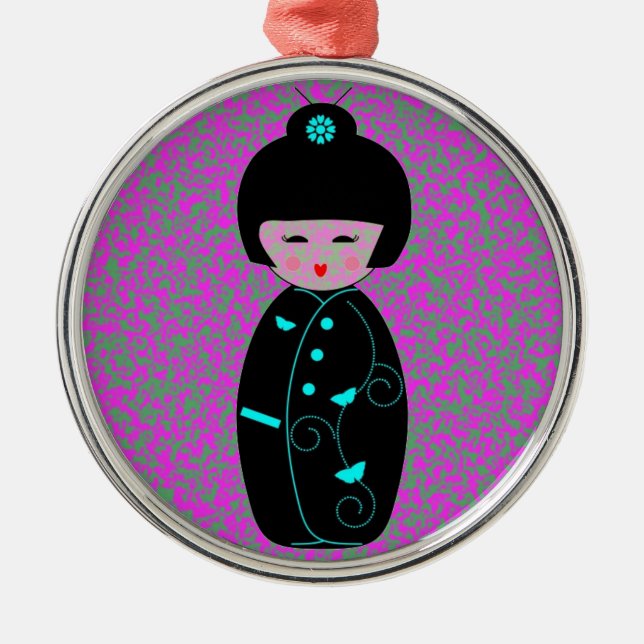Dollars Silbernes Ornament (Vorne)