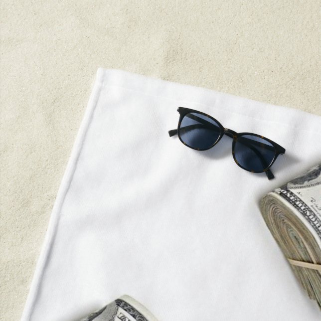 Dollars Strandtuch (Beispiel)