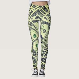 Dollarschein-Leggings Leggings