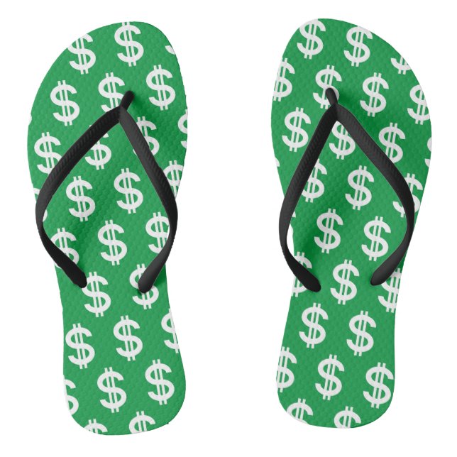 Dollarsignatur Flip Flops (Fußbett)