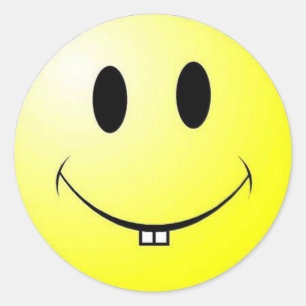 Dollarzahn Runder Aufkleber