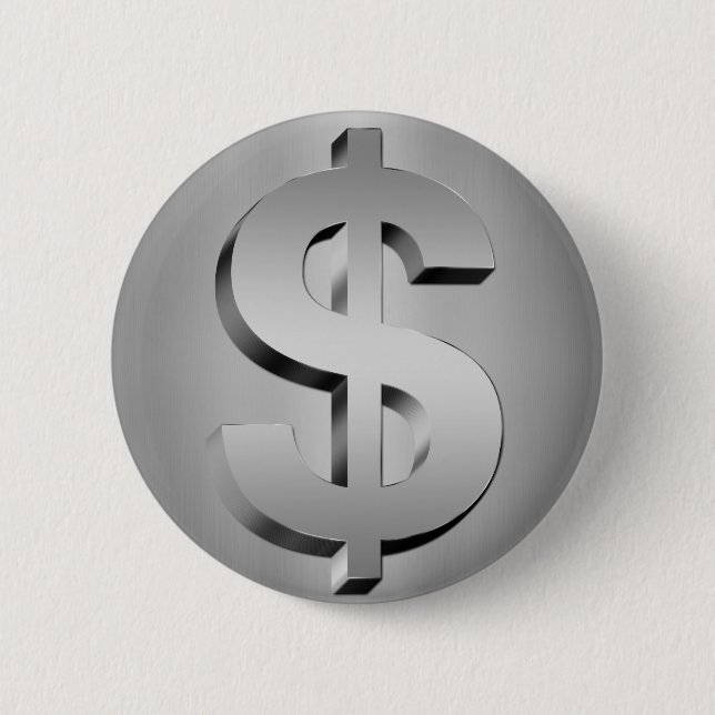 Dollarzeichen Button (Vorderseite)