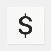 Dollarzeichen | Einfache moderne Alphabet
