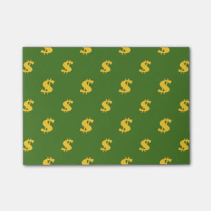 Dollarzeichen Post-it Klebezettel