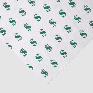 Dollarzeichen Seidenpapier