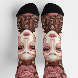 DOLLFACE STEAMPUNK Nachhaltig Premium Crew Sock Socken