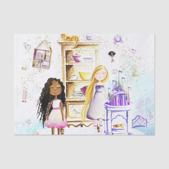 Dollhouse Seidenpapier (Vorderseite)