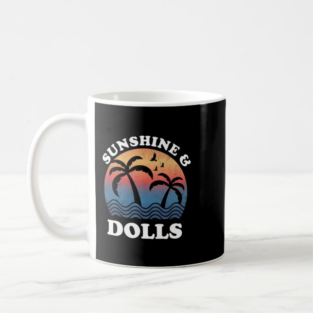 Dolls Sonnenschein und Puppen Vintage sonnige Doll Kaffeetasse (Links)