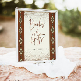 DOLLY Aztec Rustikale Western - Unterschrift Sockelschild