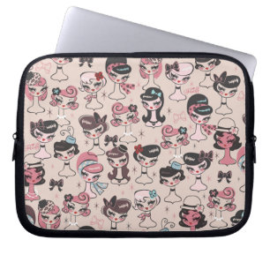 Dolly Chic Laptop-Tasche von Fluff Laptopschutzhülle