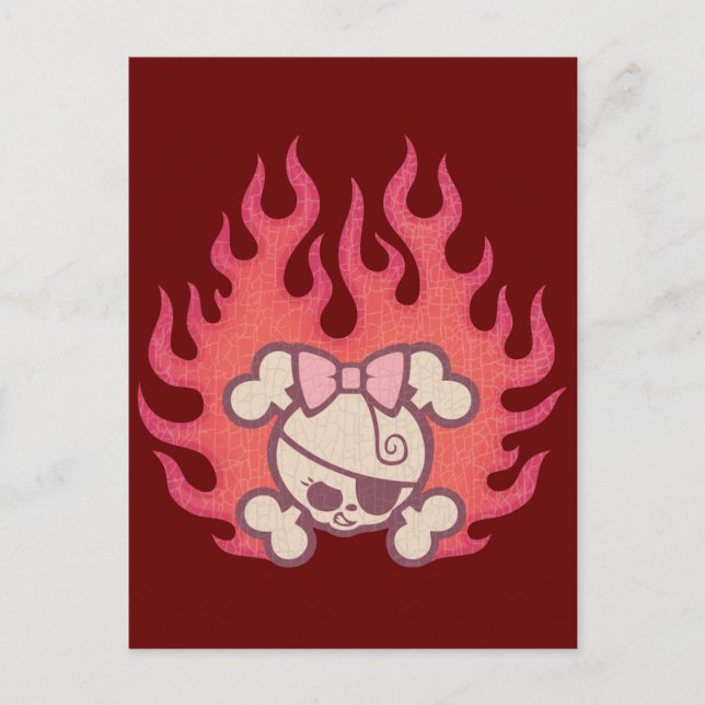 Dolly Flames Postkarte (Vorderseite)