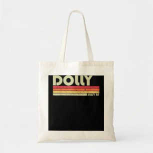 DOLLY Gift Name Personalisiert Retro Vintag 80er 9 Tragetasche