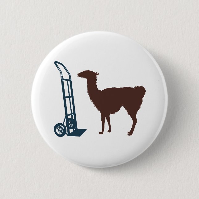 Dolly Lama Button (Vorderseite)