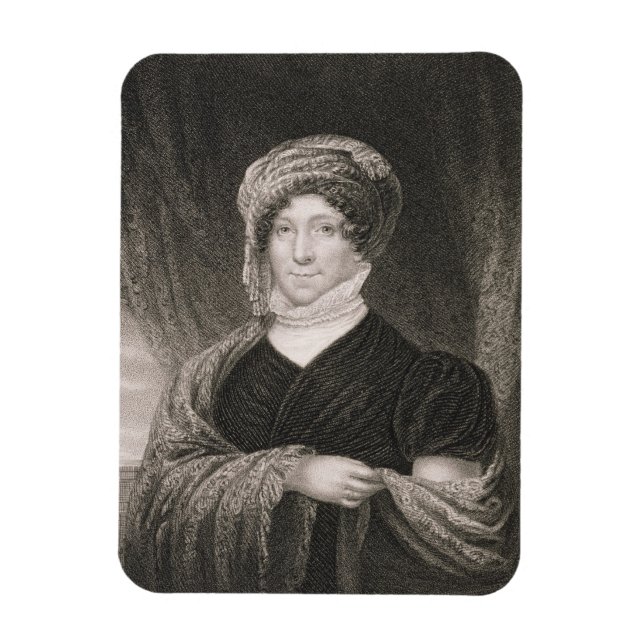 Dolly Madison, Gravur von John Francis Eugene Pru Magnet (Vertikal)