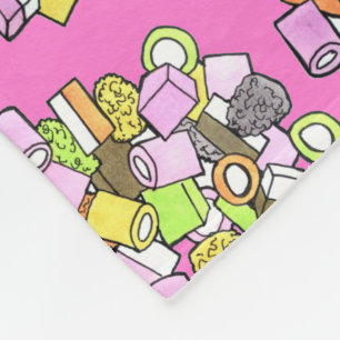 Dolly Mixture UK British Fondant Confection Candy Fleecedecke