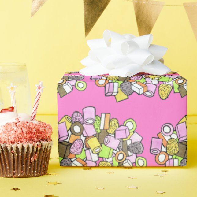 Dolly Mixture UK British Fondant Confection Candy Geschenkpapier (Geburtstagsparty)