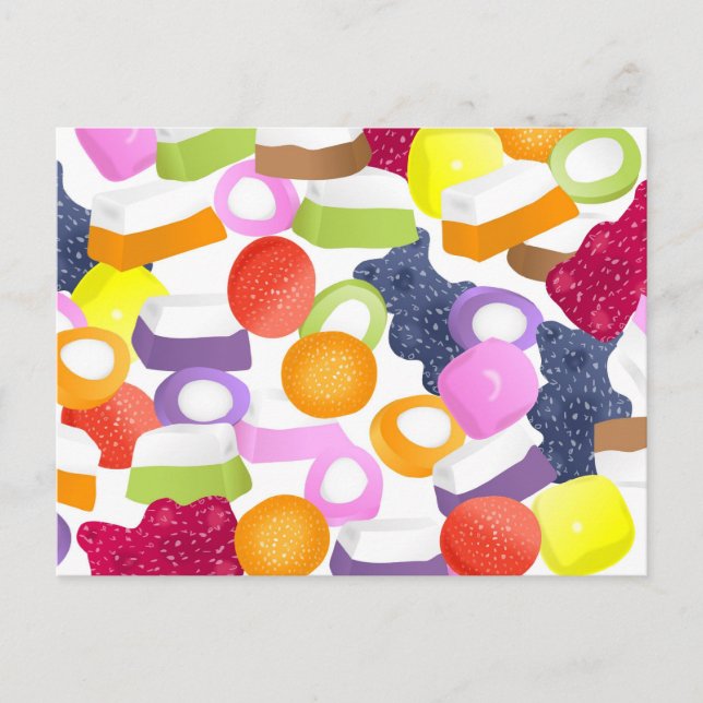 Dolly Mixtures Postkarte (Vorderseite)
