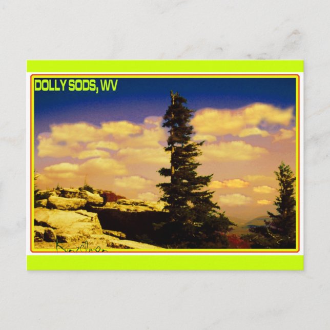 "DOLLY SODS" ART POSTKARTE (Vorderseite)