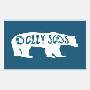 Dolly Sods Wilderness Bear Rechteckiger Aufkleber