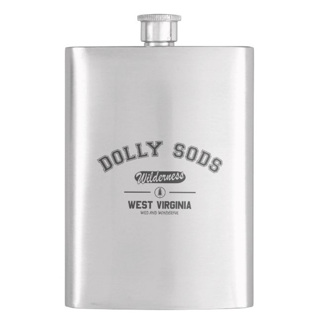 Dolly Sods Wilderness Flachmann (Vorderseite)