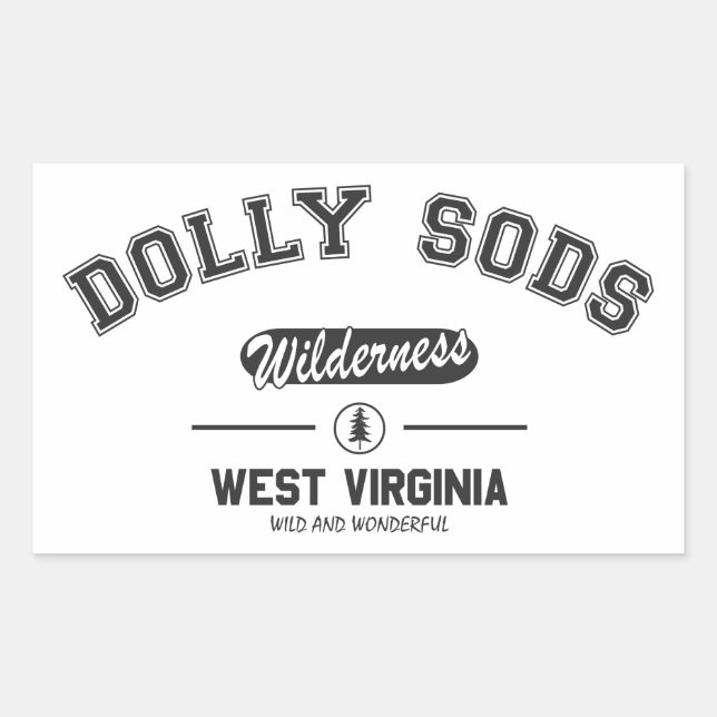 Dolly Sods Wilderness Rechteckiger Aufkleber (Vorderseite)