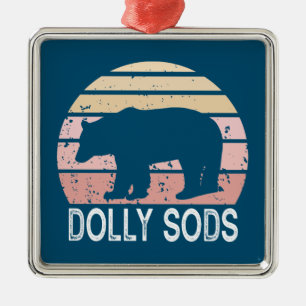 Dolly Sods Wilderness Retro Bär Ornament Aus Metall