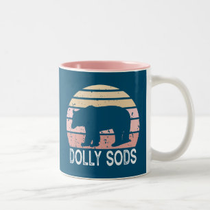 Dolly Sods Wilderness Retro Bär Zweifarbige Tasse